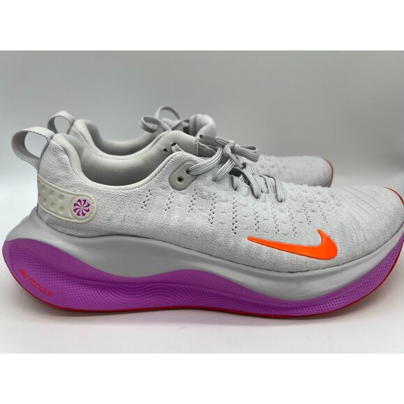 Nike React Infinity Run 4 Vast Grey Hyper Violet DR2665-011 Men Size 11.5 New main image 4